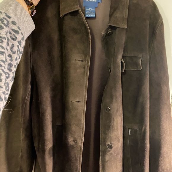 Great condition, Goat Skin Jacket, size large. - Picture 3 of 3